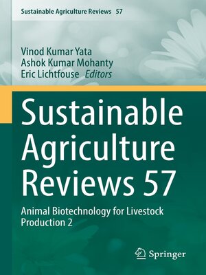 cover image of Sustainable Agriculture Reviews 57